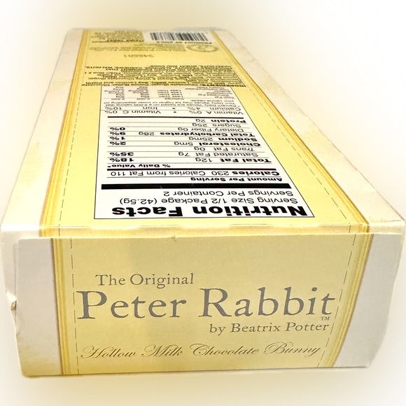 VTG RARE BEATRIX POTTER CHOCOLATE BUNNY RABIT COLLECTIBLE DECOR EASTER 6” SEALED - Picture 3 of 10